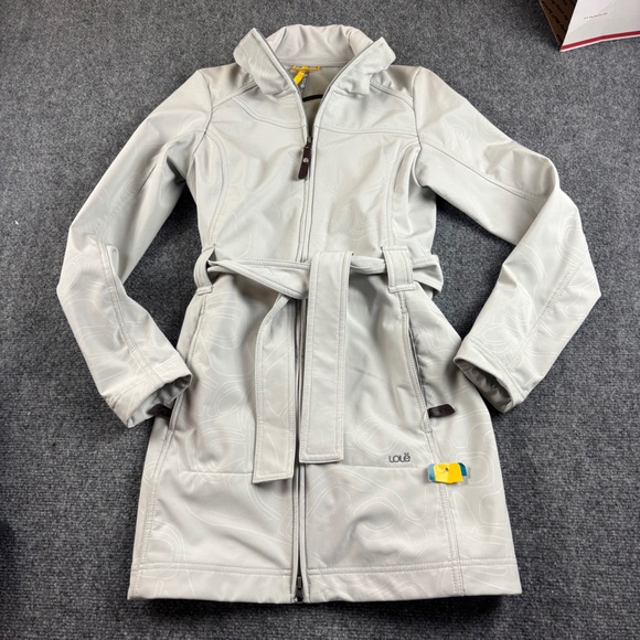Lole Jackets & Blazers - LOLE Women’s Light Grey Glowing Jacket Soft Shell Trench Coat size: XS (2-4)